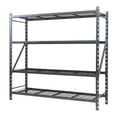 thumbnail image 1 of RUGGED RACK Steel 4-Tier Storage Rack 72"H x 24"D x 77"W, 1000lb Per Shelf, 1 of 7