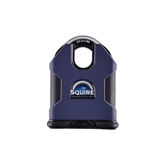 Squire Stronghold SS80CS Closed Shackle Padlock 80mm – 16mm Boron Steel Shackle, CEN6 Security