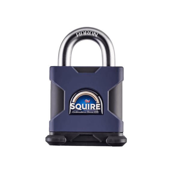 Squire Stronghold SS65S Heavy Duty Boron Steel Padlock | 13mm Open Shackle Security Lock