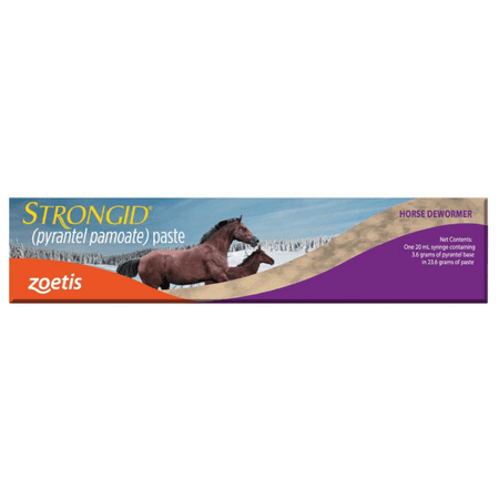 Strongid 11913 20g Paste Equine Dewormer (43.9% Pyrantel Pamoate)