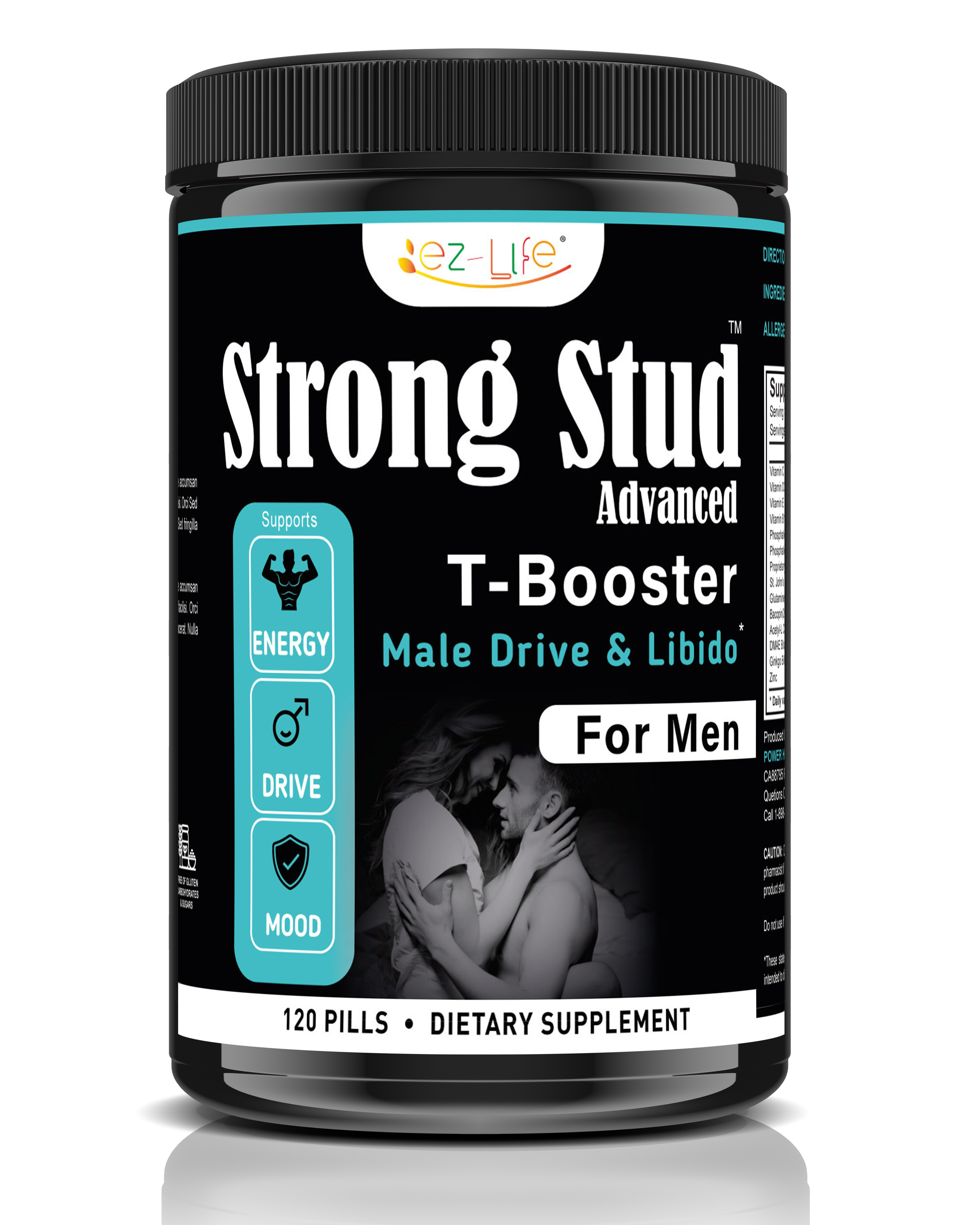 Strongstud Male Testosterone Booster Supplement for Stamina, Strength