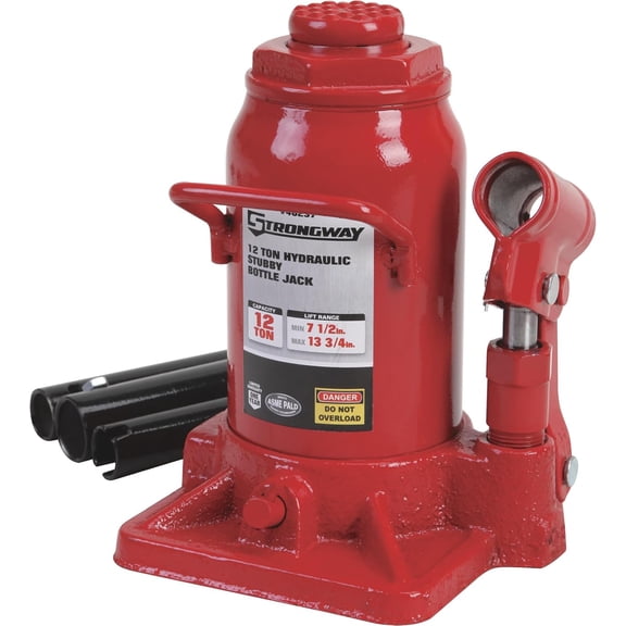 Strongway 12-Ton Stubby Hydraulic Bottle Jack