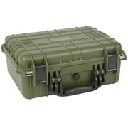 Strongway 16in. Portable All-Weather Protective Storage Case, IP55 Water Resistant, Green