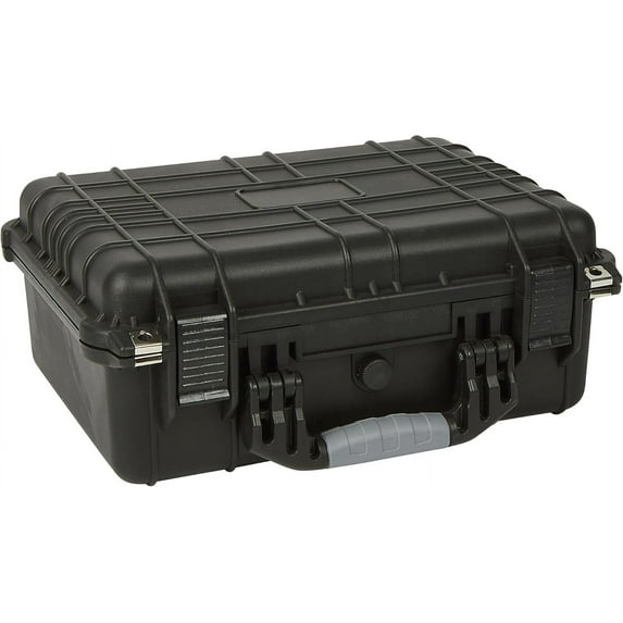 Strongway 16in. Plastic Waterproof Storage Case, Black, Model# MJ-5018_BL