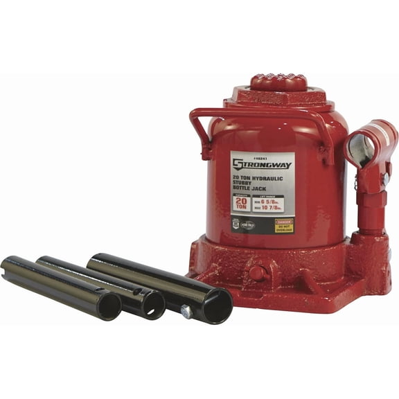 Strongway 20-Ton Hydraulic Stubby Bottle Jack