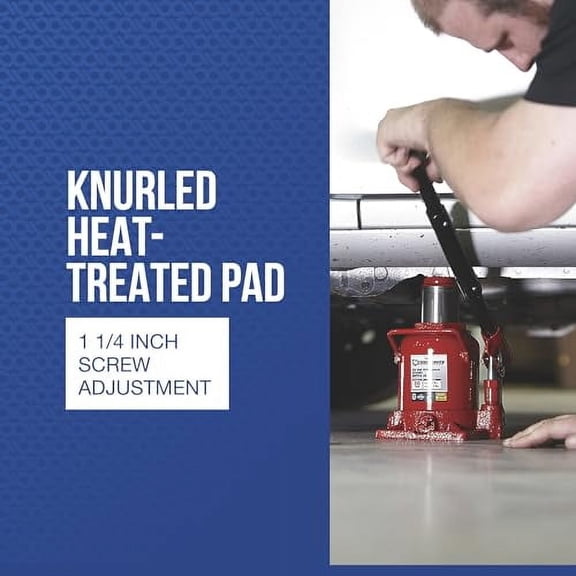 Strongway 20-Ton Hydraulic Stubby Bottle Jack