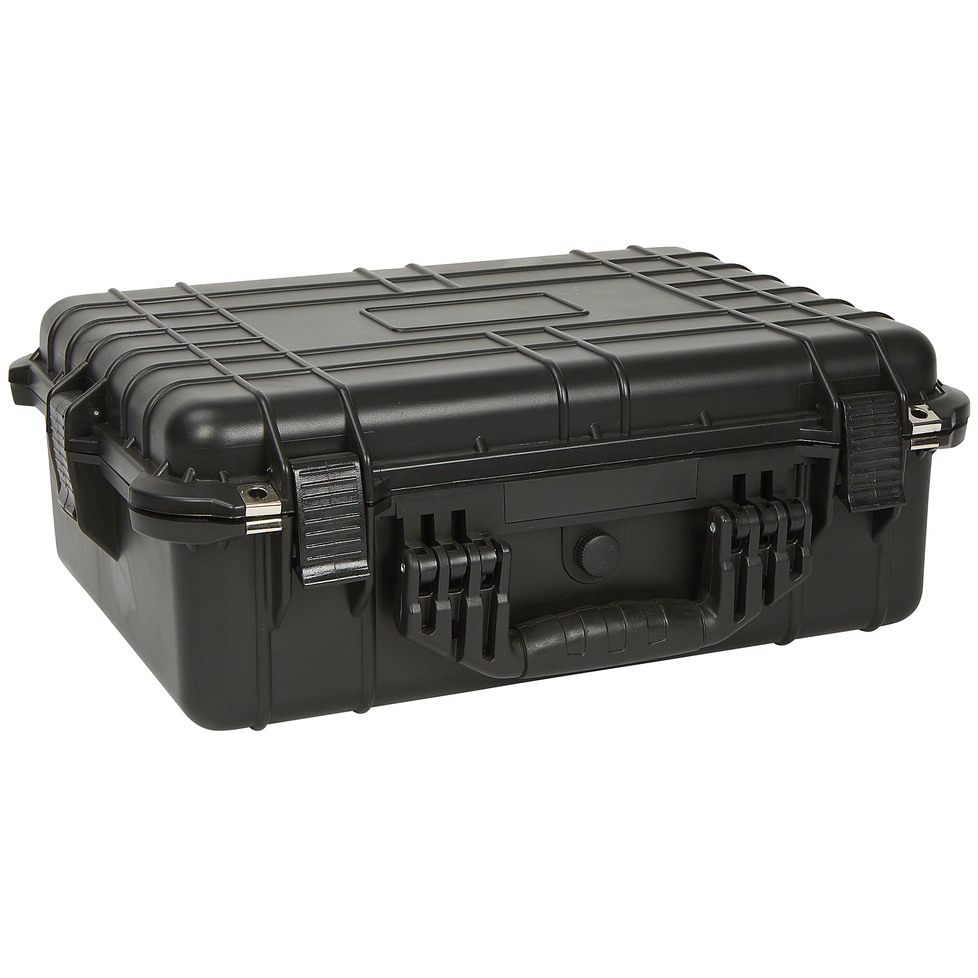 20in Black Polypropylene Waterproof Storage Case with Pressure Relief Valve