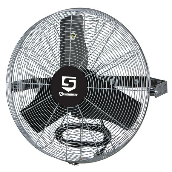 Strongway 24in. Wall-Mount Fan, 5791 CFM, 1/3 HP, 2 Speeds