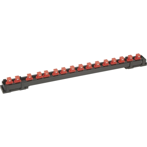 Strongway 3/8in.-Drive Magnetic Socket Rail