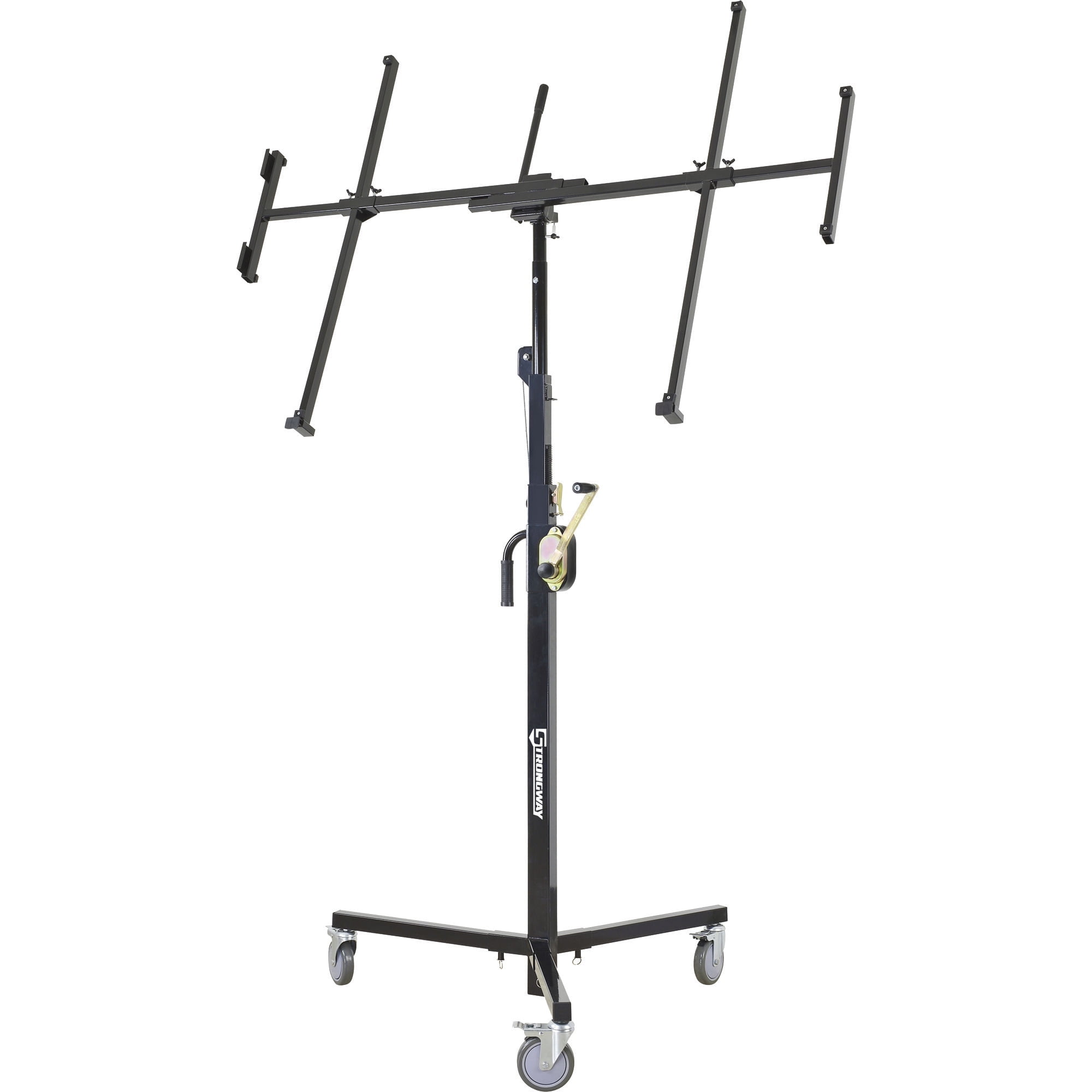 Strongway Black Steel Drywall Hoist with 15ft Lift