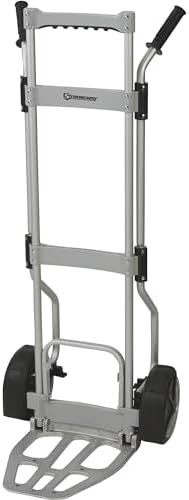 Strongway Folding Aluminum Hand Truck - 600-Lb. Capacity