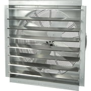 Strongway Heavy-Duty Fully Enclosed Direct Drive Shutter Exhaust Fan, 30in., 5500 CFM, 120 Volts, 4 Blades