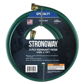 Strongway Remnant Lead-In Discharge Water Hose, 5/8in. x 15ft, 750 PSI