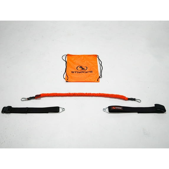 Stroops Leapfrog, Resistance System for Partner Workouts, Includes Two Swivel Belts & One 48" Medium Resistance Slastix