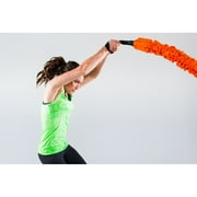 Stroops MMA 20 ft. The Beast Battle Rope Slastix with Orange Fabric Loops