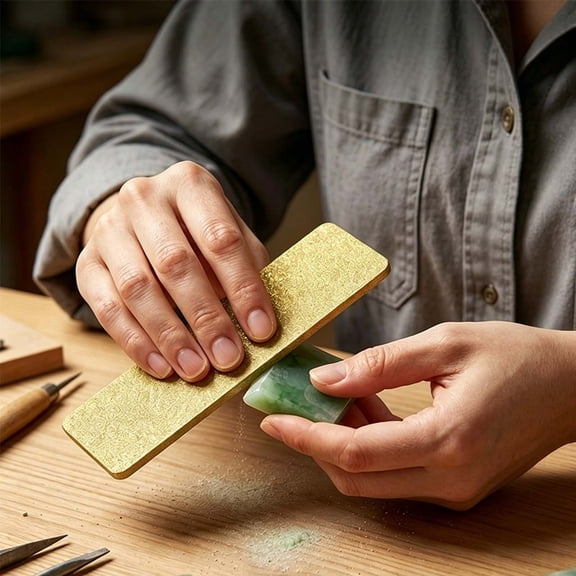 Stropping Leather Strop for Knife Sharpening Strop 100 Grit,Knife Stropping Kit,Knives Sharpener with Honing Strop Polishing Compound,Double Sided