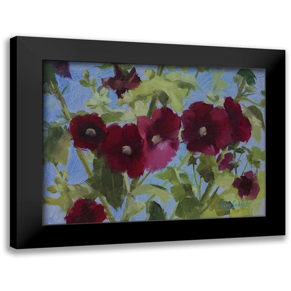 Strube, Ling 14x12 Black Modern Framed Museum Art Print Titled - Stock Rose