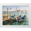 thumbnail image 1 of Strube, Ling 18x15 White Modern Wood Framed Museum Art Print Titled - Stroll in Venice III, 1 of 4