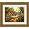 thumbnail image 1 of Strubel, Klaus 32x26 Gold Ornate Wood Framed with Double Matting Museum Art Print Titled - Summer Gold, 1 of 4