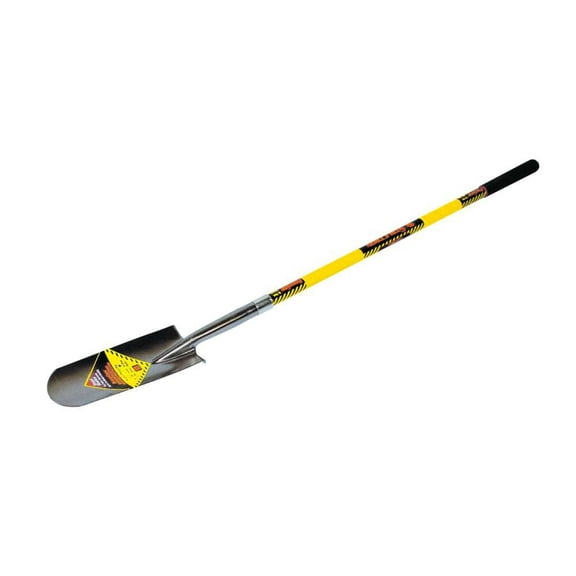 Structron Drain Spade Yellow Fiberglass Handle Cushion Grip