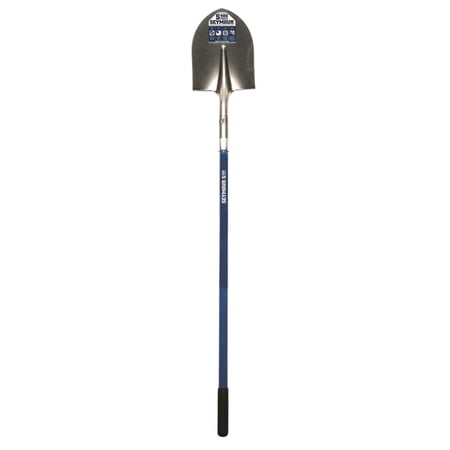Structron Shovel Round Point Blue Fiberglass Handle