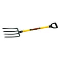 thumbnail image 1 of Structron Spading Fork, 4 Tine Forged Head, Yellow Fiberglass Handle, Poly D-Grip, 1 of 2