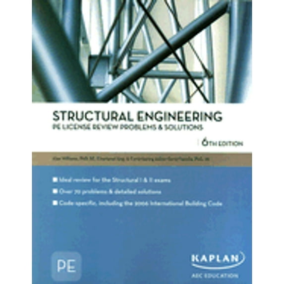 Pre-Owned Structural Engineering PE License Review Problems & Solutions (Pe Exam Preparation) (Paperback) 1427761337 9781427761330