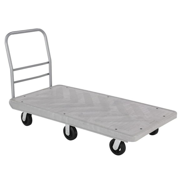 Structural Foam Plastic Deck Platform Truck, 60 x 30, 2500 Lb. Capacity