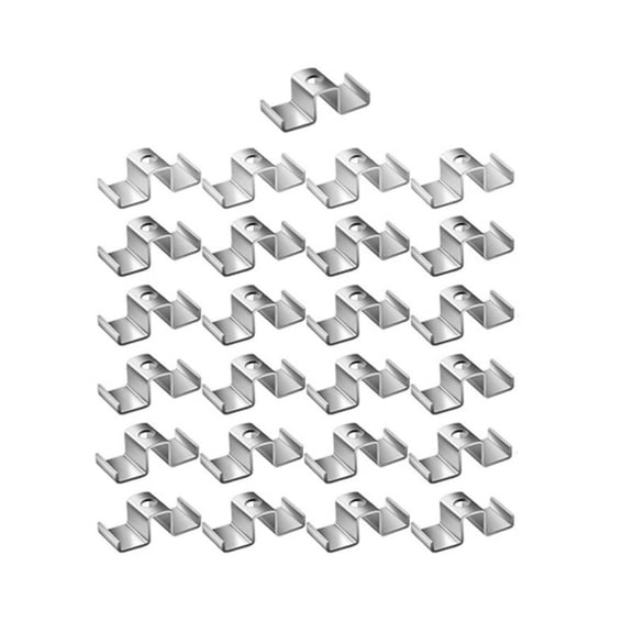 Structural Grating Anchoring Clamps Consistent 1/2 to 2 Foot Deliverer Shafts 25 otherwise 50 Divisions