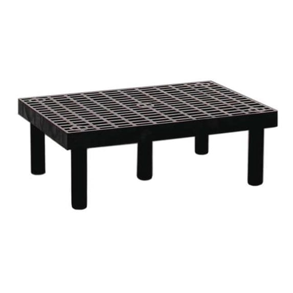 Structural Plastics Dunnage Rack,500 lb.,HDPE,36 W x 24 D D3624