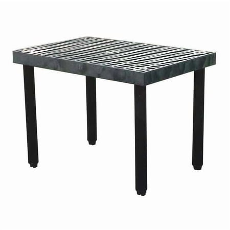 Add-On Plastic Shelving, Open Style, 24 in D, 36 in W, 24 in H, 1 Shelves, Black