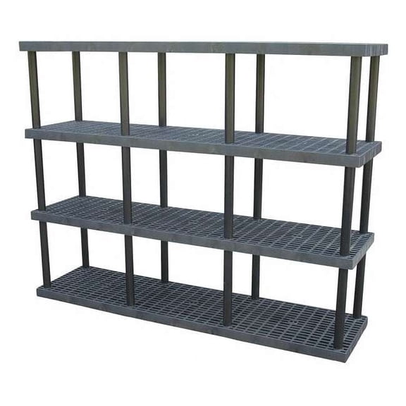 Structural Plastics Plstc Shelf,24inx75inx96inShlfLdCp:675lb S9624X4
