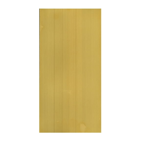 Structural Sheet Metal brass, 6 in. x 12 in., .010 (pack of 2)