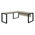 thumbnail image 1 of Structure 60" x 30" L-Desk Shell with 42" Return- Maple/Black, 1 of 3