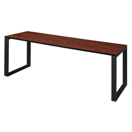 Structure 72" x 24" Training Table- Cherry/Black