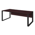 thumbnail image 1 of Structure 72" x 36" Training Table with Modesty Panel- Mahogany/Black, 1 of 4