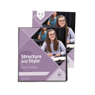 Structure And Style For Students: Year 1 Level C (Binder & Student Packet)