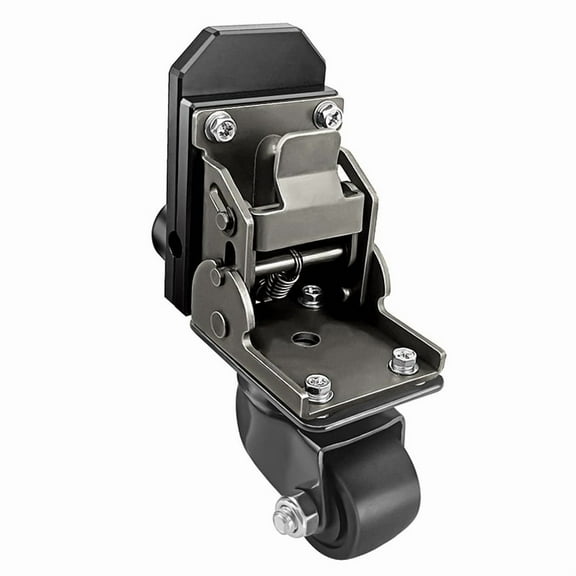 Structure Front Wheel Packaging Rolling Toolbox Packaging Toolbox Casters Easily Slide Navigation Folding,1 x Tool box caster