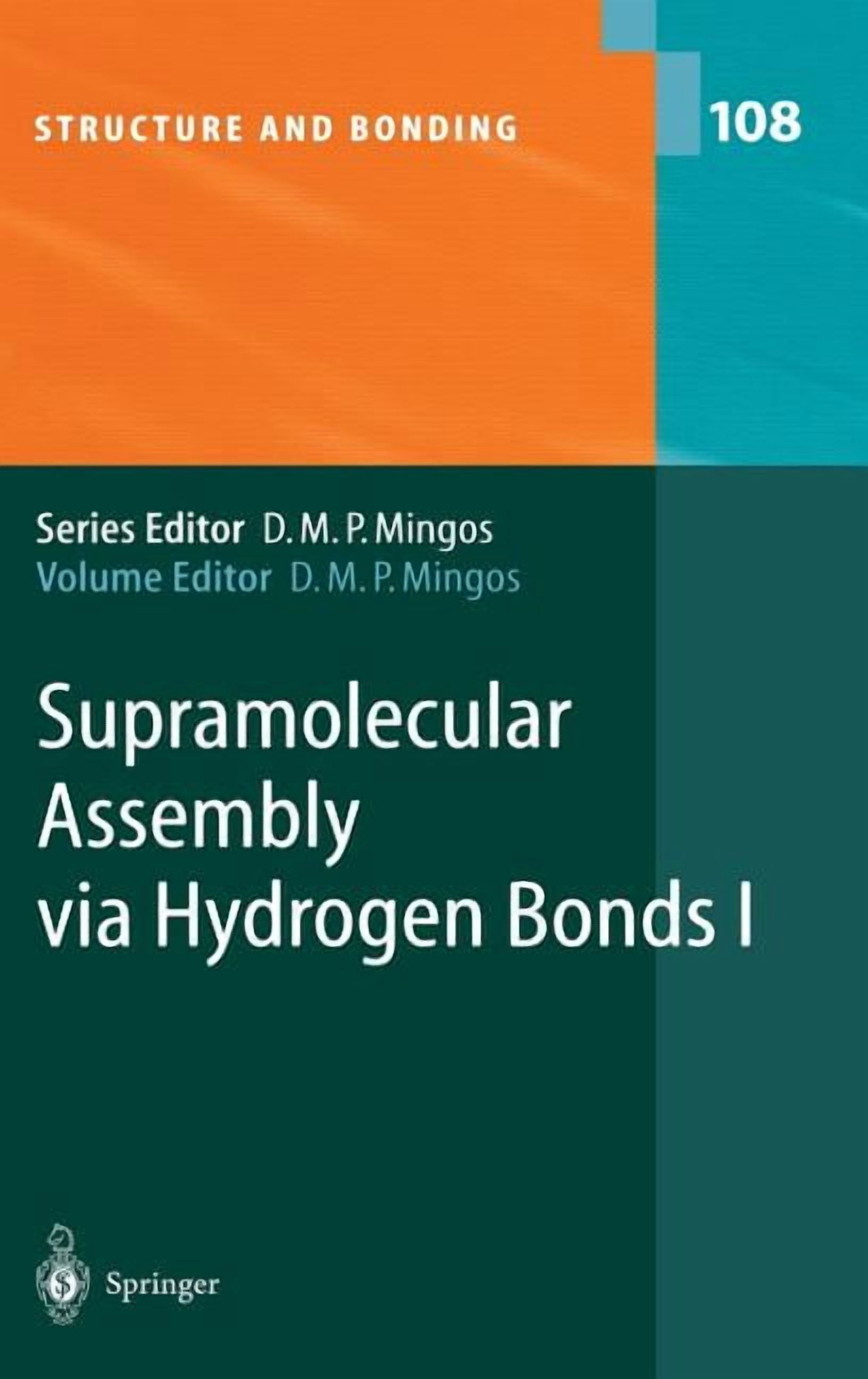 Structure and Bonding Supramolecular Assembly Via Hydrogen Bonds I ...