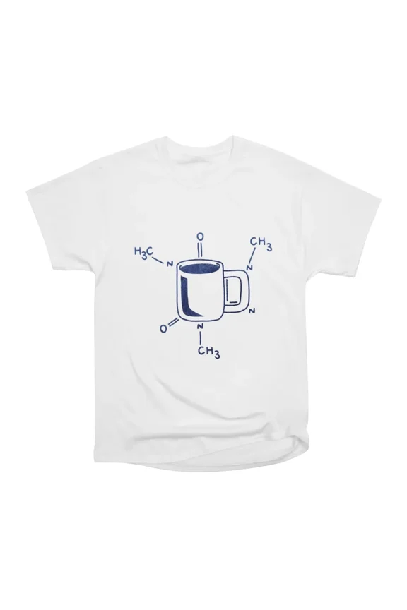 Structure of Caffeine T-Shirt Tee Gift For Him Merch For Her Apparel For Friend