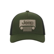 Structured 5-Panel Jeep Grill Logo Cap