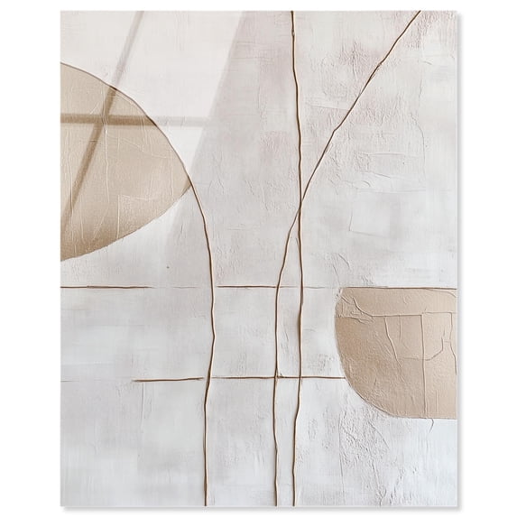 Structured Arcs I Acrylic Print Minimalist Decor by Art Remedy, Ready to Hang, 36 x 45