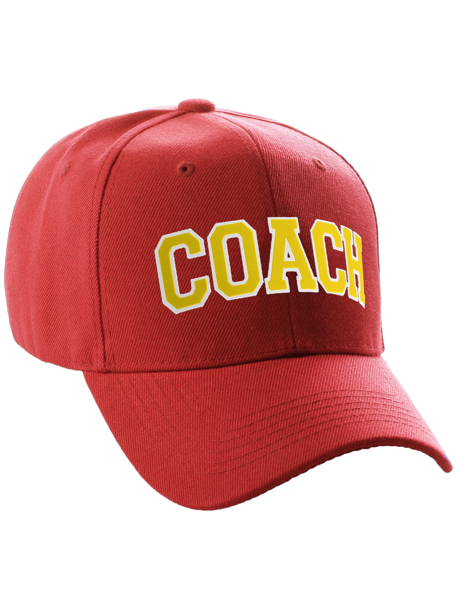 COACH UNISEX ? EMBROIDERED BASEBALL SPOET RED BALLER HAT CAP CHALK? s-l1200.jpg main image 3