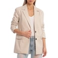 thumbnail image 1 of Structured Boyfriend Blazer Bone S, 1 of 1