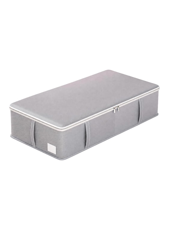 Structured Garment Storage Box for Wedding Gowns, with 2-Pull Closure and Enclosed Design for Indoor Clothing Storage
