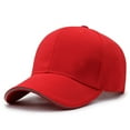 thumbnail image 1 of Structured High Profile Hat - Premium Cotton Baseball Cap for Men Men's Classic Baseball Cap For Outdoor Sports Casual Wear Lightweight Breathable Adjustable Dad Hat Unisex Sun Hat, 1 of 2