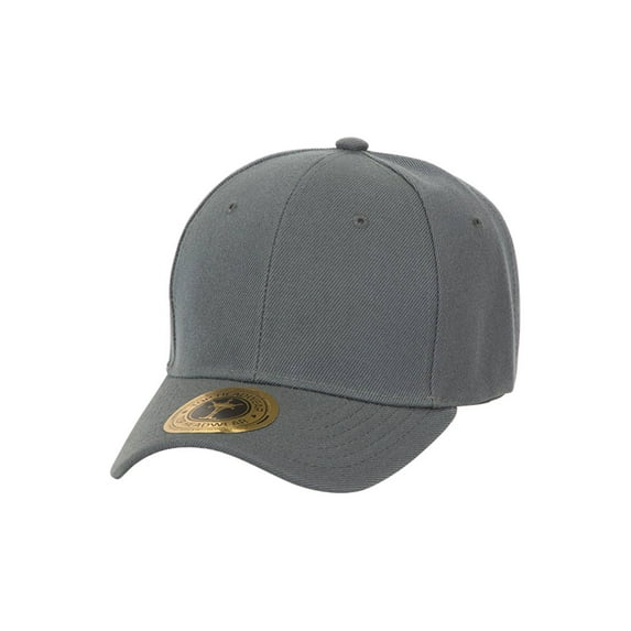 Structured Poly Low Profile Adjustable Hat, Charcoal