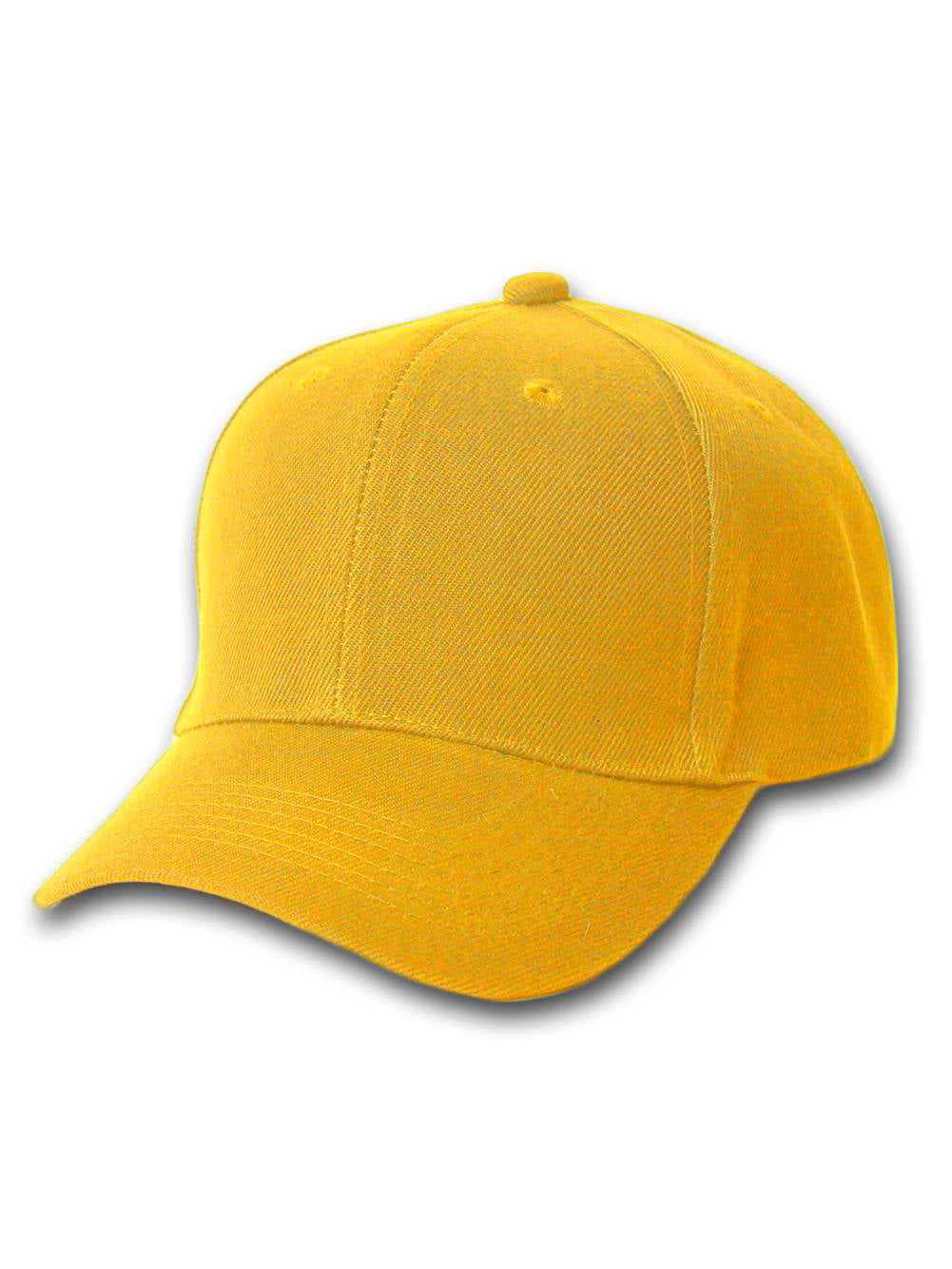 TOP HEADWEAR TopHeadwear Solid Yellow Adjustable Hat : : Clothing,  Shoes & Accessories