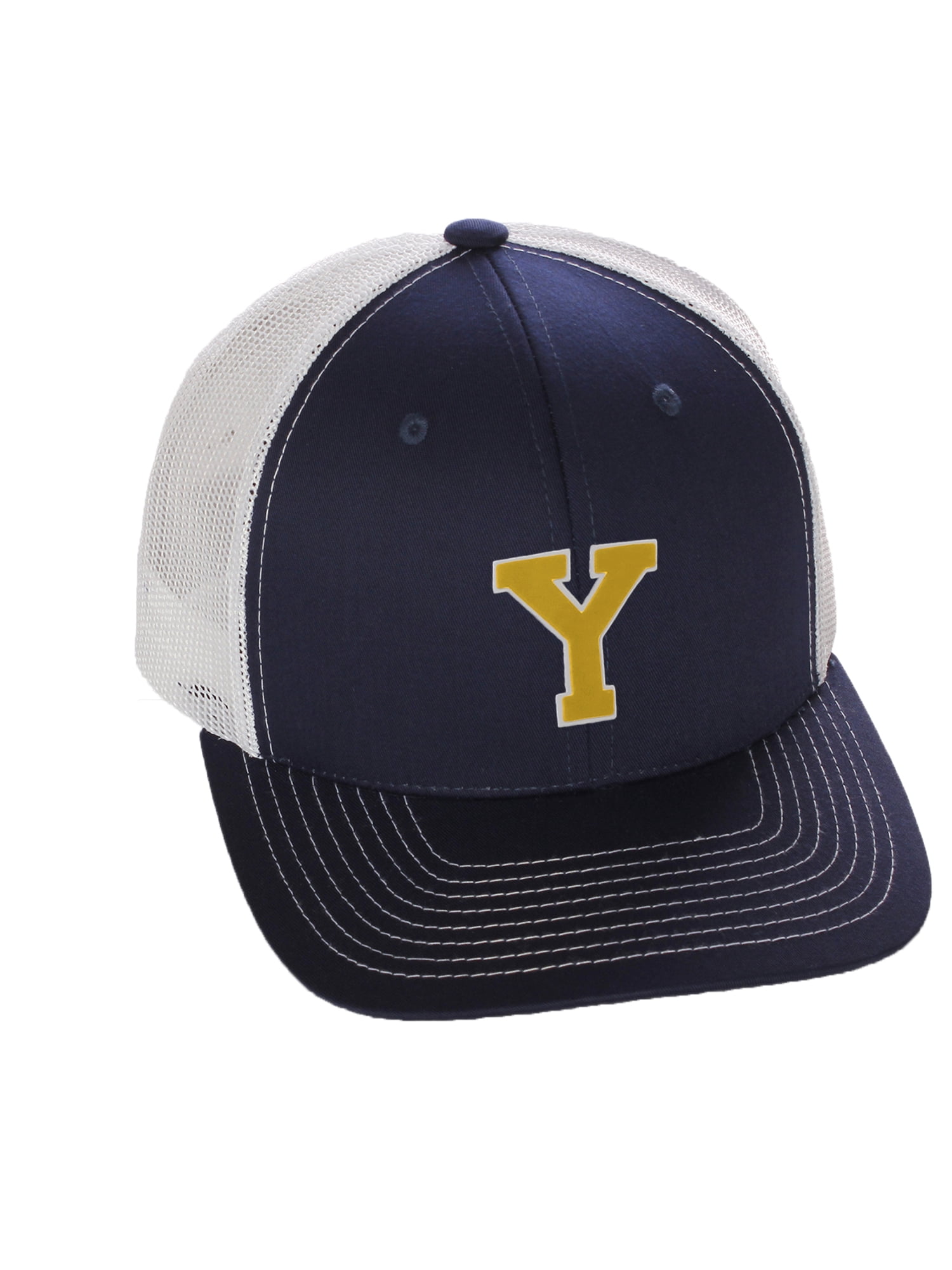 team sports custom initial letter y trucker hat adjustable  display picture 3