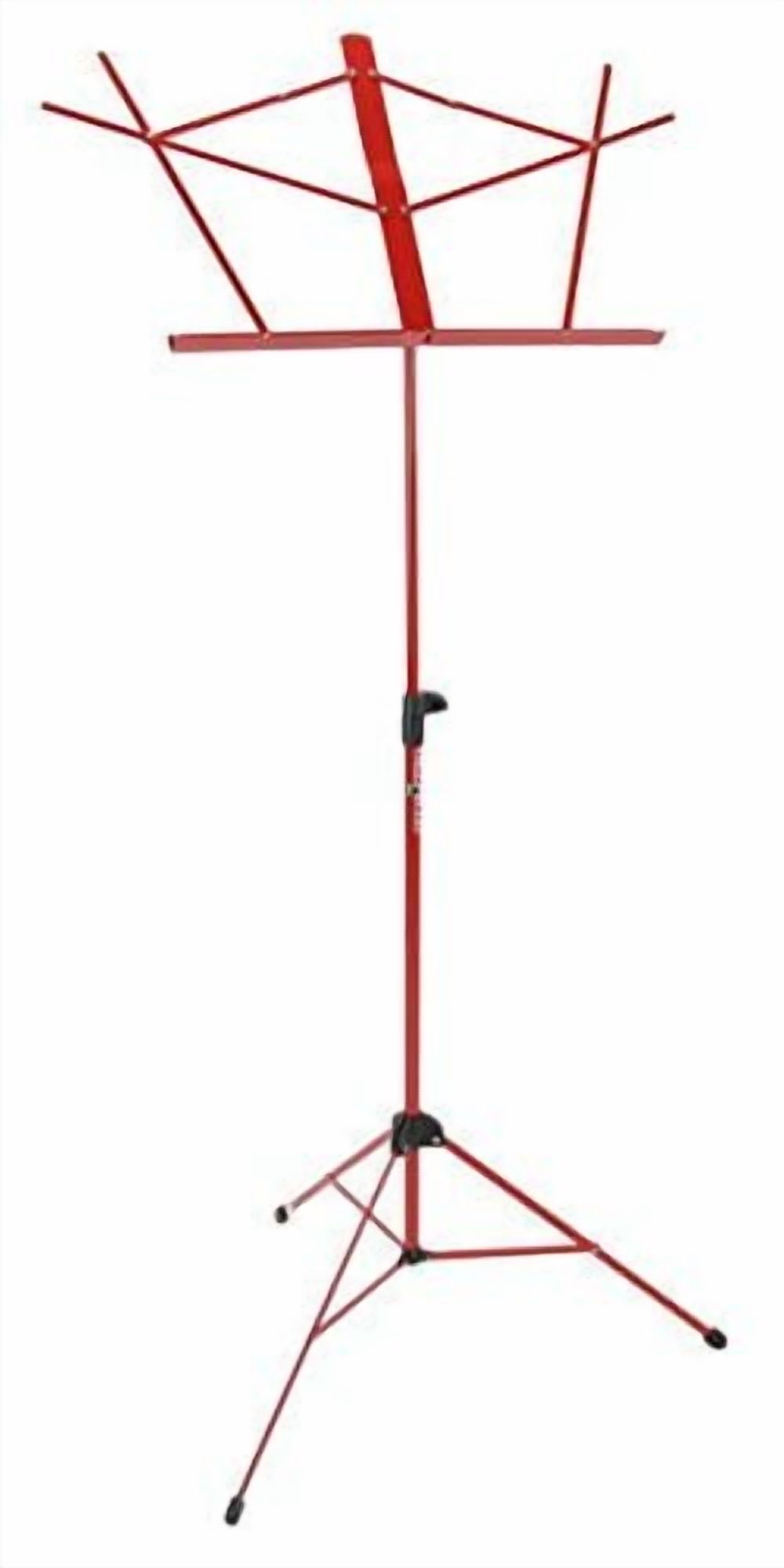 STRUKTURE SMS1-RD 3-Part Adjustable Music Stand W/Bag-GL